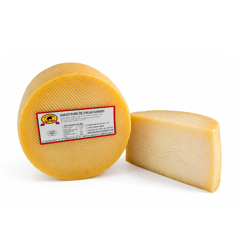 Pure Cured Sheep Cheese Señorío (Half)